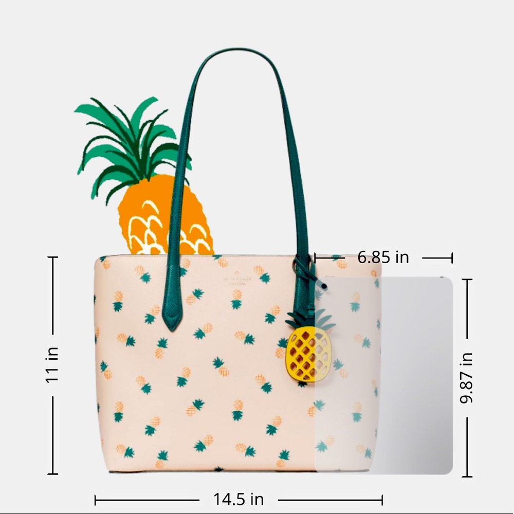 New  Kate Spade marlee pineapple tote - Picture 2 of 14